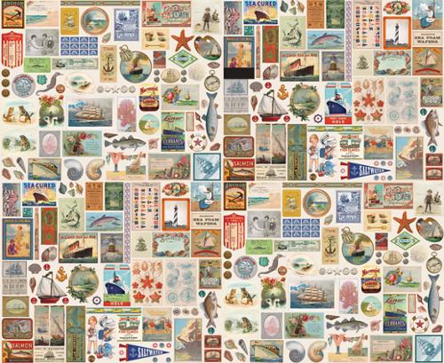 Saltwater - 39581 11 cathe holden, Moda Fabrics, Saltwater by Cathe Holden, slow stitching, Saltwater - 39581 11