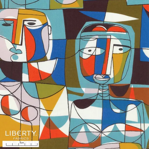 Liberty Fabric, Liberty Tana Lawn, Liberty SS25 Collection, 03635128A - SS25 - Carnaby Cast