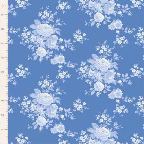 Tilda, Tilda Fabrics, Tilda Something Blue, 100674 Carol Cornflower