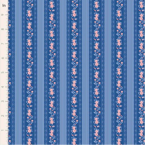 Tilda, Tilda Fabrics, Tilda Something Blue, 110167 Claramay Denim