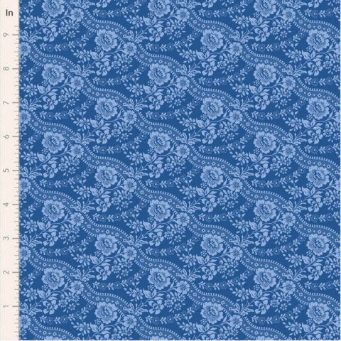 Tilda, Tilda Fabrics, Tilda Something Blue, 110168 Celeste Denim