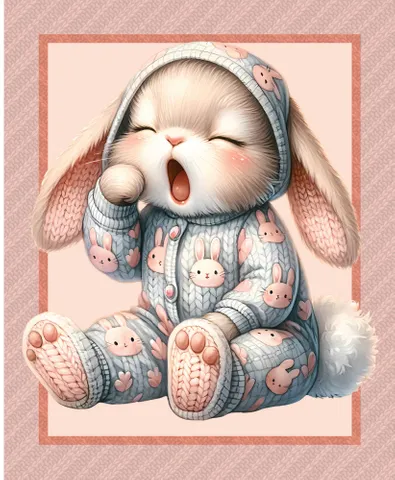 Cot Panels, Nursery fabrics, Devonstone Collections, Bed Buds, DV6608 Bunny
