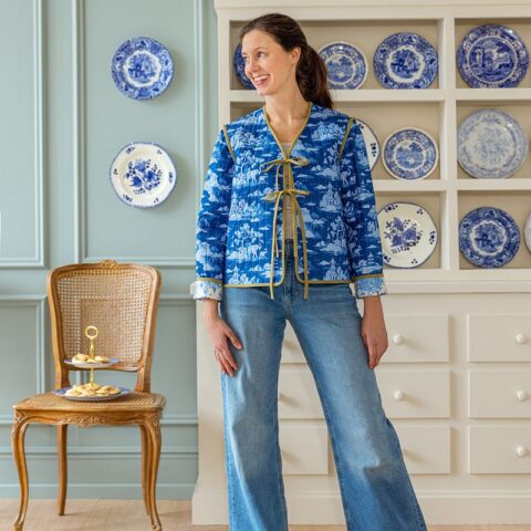Tilda, Tilda Fabrics, Tilda Something Blue, Jacket Blue