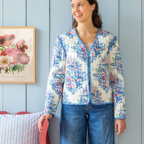 Tilda, Tilda Fabrics, Tilda Something Blue, Jacket Floral