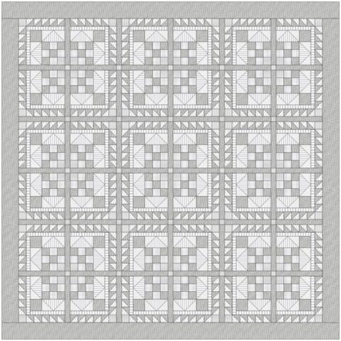 Block of the Month Quilt, Zoe Clifton Designs, Devonstone Collections, Fundamentals Fabric, Fundamentally Fabulous Quilt, Fundamentally Fabulous Silver Gum