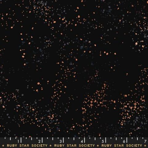 Moda Fabrics, Moda Speckled, Ruby Star Society, RSS Fabrics, RSS Speckled, RS5027 61M - Metallic Black