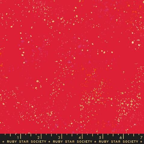 Moda Fabrics, Moda Speckled, Ruby Star Society, RSS Fabrics, RSS Speckled, RS5027 110M - Metallic Scarlet
