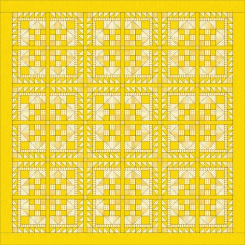Block of the Month Quilt, Zoe Clifton Designs, Devonstone Collections, Fundamentals Fabric, Fundamentally Fabulous Quilt, Fundamentally Fabulous Sunnyside