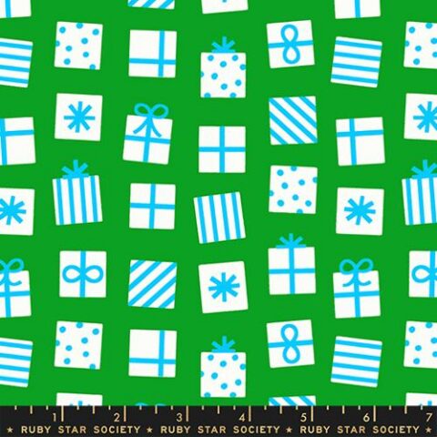 Merry Happy by Ruby Star Society, RSS, Ruby Star Society, RSS Christmas fabric, Christmas fabric, RS3100 18 - Secret Sanda Verdant