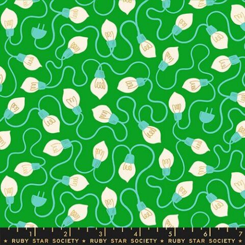 Merry Happy by Ruby Star Society, RSS, Ruby Star Society, RSS Christmas fabric, Christmas fabric, RS3101 22M - High Strung Verdant Metallic