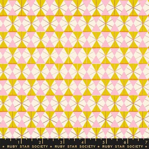 Merry Happy by Ruby Star Society, RSS, Ruby Star Society, RSS Christmas fabric, Christmas fabric, RS3102 11 - Happy Hexie - Golden Hour