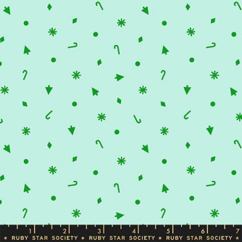 Merry Happy by Ruby Star Society, RSS, Ruby Star Society, RSS Christmas fabric, Christmas fabric, RS3103 18 - Christmas Confetti Mint