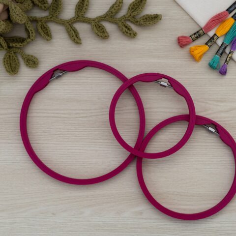 Round Hoop - Matte Plum - Size 120mm
