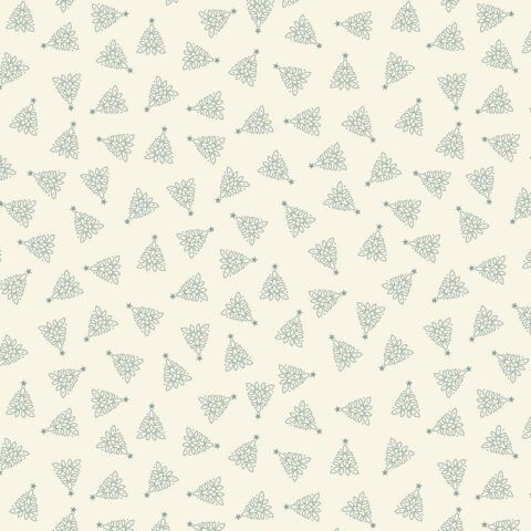 Celtic Christmas by Lewis & Irene - C131A Celtic Trees on Cream