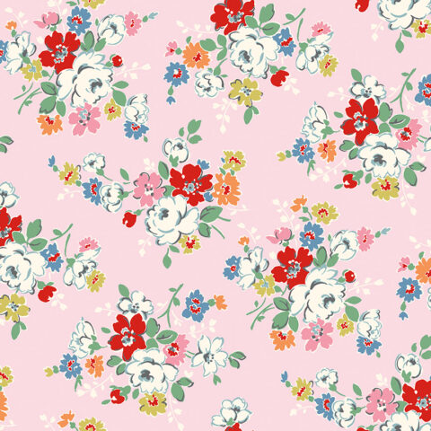 Cath Kidston Signature Collection, Cath Kidston Fabric, Cath Kidston Fabric Australia, Riley Blake Designs, Riley Blake Fabric, Devonstone Collections, C18370 Pink