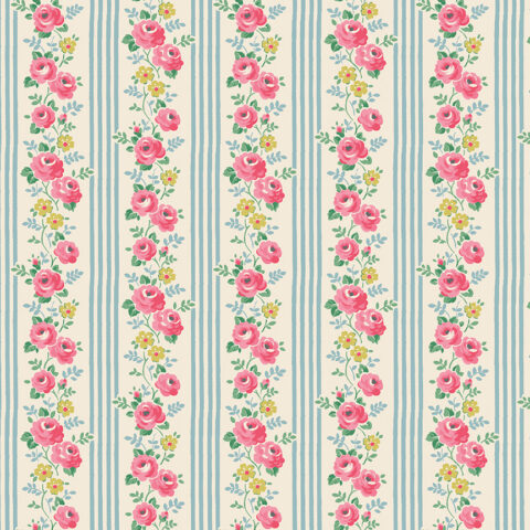 Cath Kidston Signature Collection, Cath Kidston Fabric, Cath Kidston Fabric Australia, Riley Blake Designs, Riley Blake Fabric, Devonstone Collections, C18372 Blue