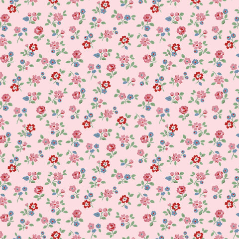 Cath Kidston Signature Collection, Cath Kidston Fabric, Cath Kidston Fabric Australia, Riley Blake Designs, Riley Blake Fabric, Devonstone Collections, C18373 Pink