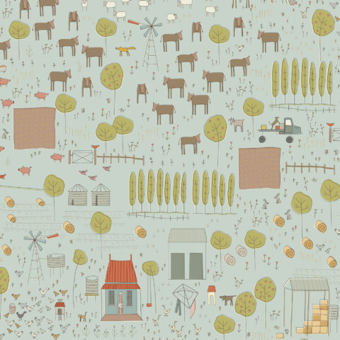 Appleby Farm, Hatched and Patched, Annie Downs, Appleby Farm Fabric, Devonstone Collections, DV7732