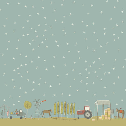 Appleby Farm, Hatched and Patched, Annie Downs, Appleby Farm Fabric, Devonstone Collections, DV7736