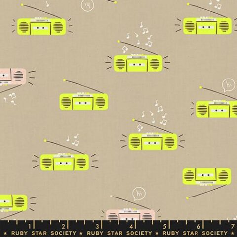 Ruby Star Society, RSS, RSS Fabric, Ruby Star Society Fabric, Lofi, Lofi Linens, Lofi by Ruby Star Society, Moda Fabrics, RS1130 13CL - Boom Khaki