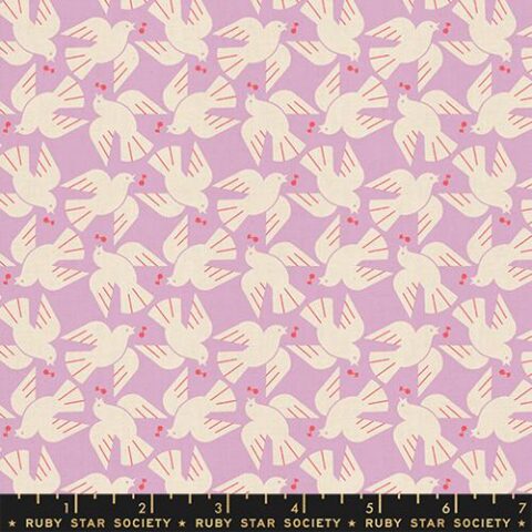 Ruby Star Society, RSS, RSS Fabric, Ruby Star Society Fabric, Lofi, Lofi Linens, Lofi by Ruby Star Society, Moda Fabrics, RS1131 23CL - Flock Wisteria