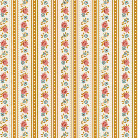 Tilda Village Life, Tilda fabrics, Tilda Australia, 100683 Agnes Ochre