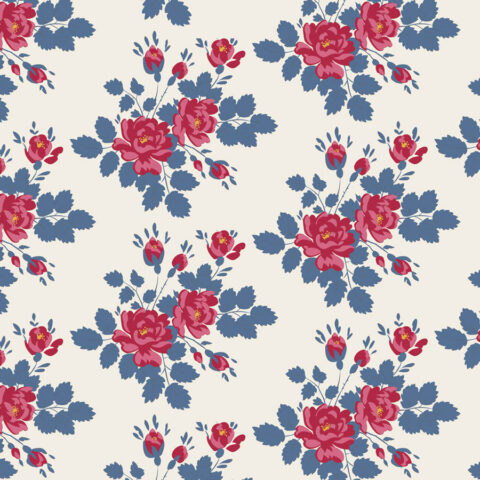 Tilda Village Life, Tilda fabrics, Tilda Australia, 100698 Myrtle Blue