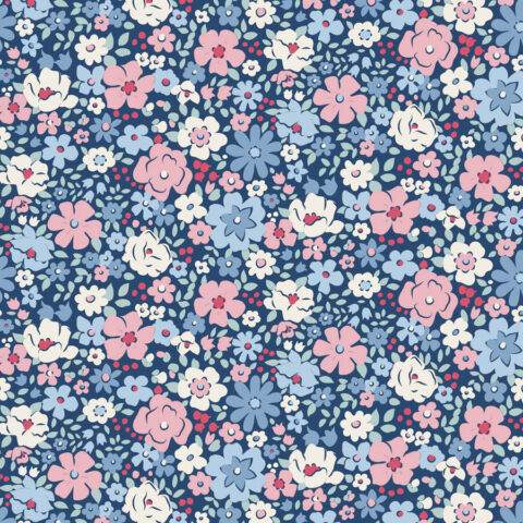 Tilda Village Life, Tilda fabrics, Tilda Australia, 100699 Esther Blue