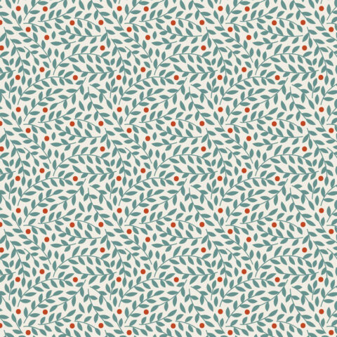 Tilda Village Life, Tilda fabrics, Tilda Australia, 110177 Lillian Teal