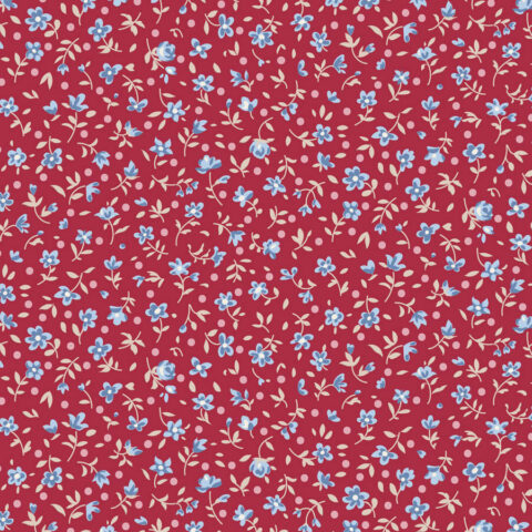 Tilda Village Life, Tilda fabrics, Tilda Australia, 110183 Mae Burgundy