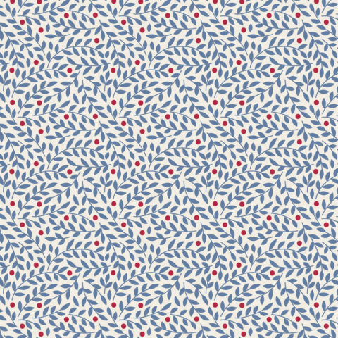 Tilda Village Life, Tilda fabrics, Tilda Australia, 110184 Lillian Blue