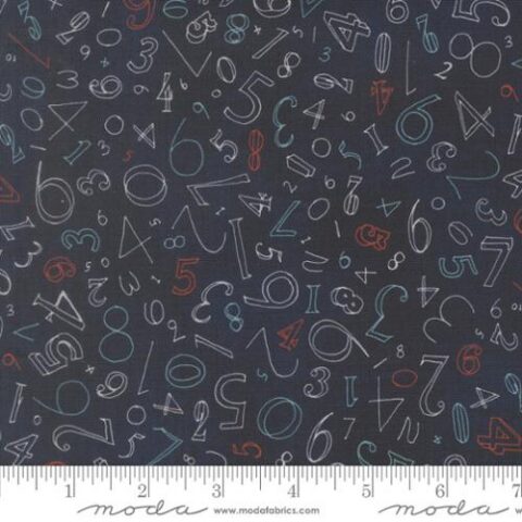 Janet Clare, Janet Clare fabric, Data by Janet Clare, Moda Fabrics, 24671 16 - Numerals Hawking