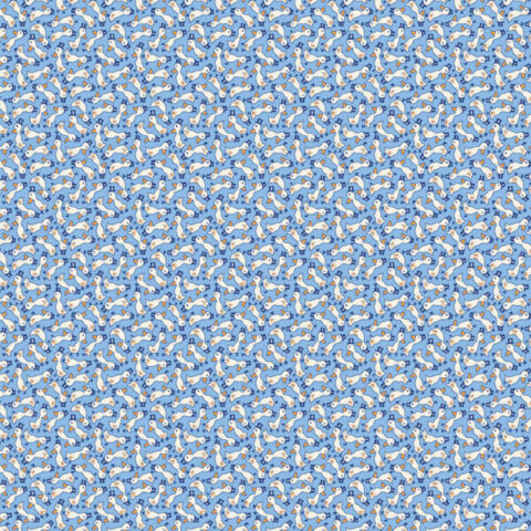 Whistler Studios - StoryBook 22 - 53202-3 - Fancy Ducks Blue