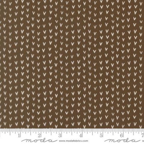Bug Collector, Sweetwater Fabric, Sweetwater, Moda Fabrics, Bug Collector by Sweetwater, 55734 28 - Love Bug Heart - Dirt