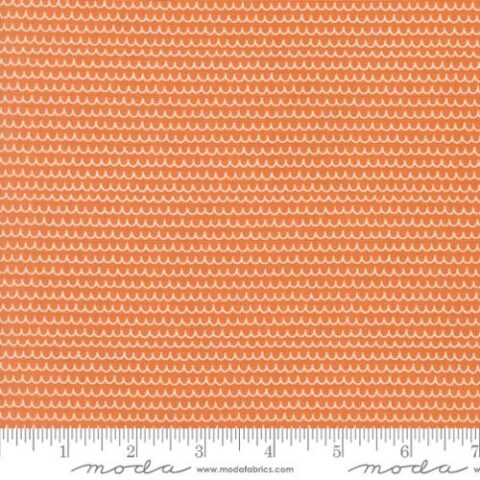 Bug Collector, Sweetwater Fabric, Sweetwater, Moda Fabrics, Bug Collector by Sweetwater, 55735 26 - Squiggles Stripes - Orange