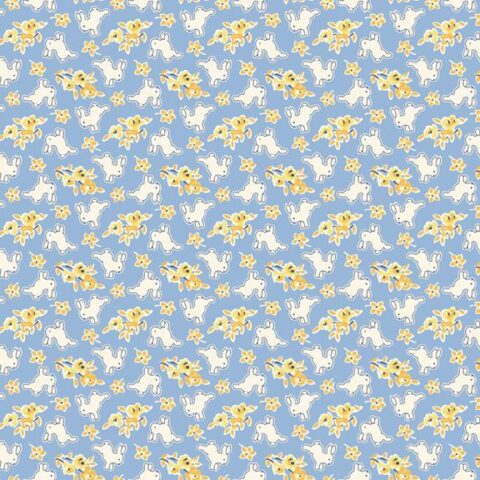 Judie Rothermel, Aunt Grace Rock My Baby, Marcus Fabrics, R351872D Blue - Bunny