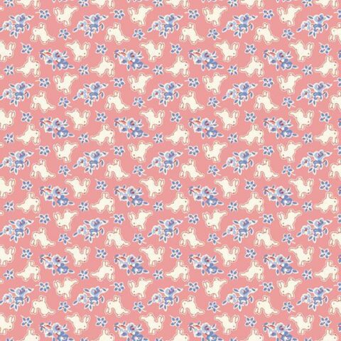 Judie Rothermel, Aunt Grace Rock My Baby, Marcus Fabrics, R351872D Pink - Bunny