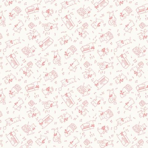 Judie Rothermel, Aunt Grace Rock My Baby, Marcus Fabrics, R351873D Pink - Cat