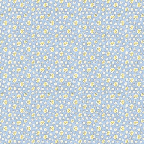 Judie Rothermel, Aunt Grace Rock My Baby, Marcus Fabrics, R351874D Blue - Flower
