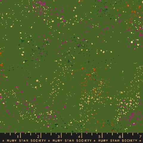 Moda Fabrics, Ruby Star Society, RSS, RSS Fabric, Speckled by Ruby Star Society, RS5027 115M - Metallic Sarah Green